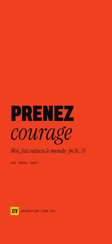 Fond d’écran « Prenez courage »